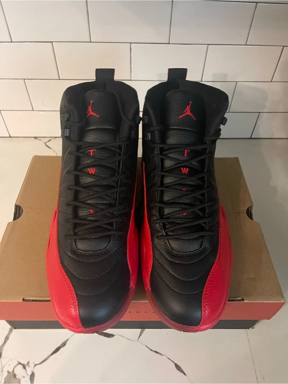 Mens Retro 12 Flu Game Size 13.